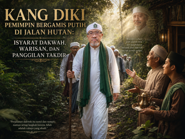 Kang Diki Candra Pemimpin Bergamis Putih di Jalan Hutan: Isyarat Dakwah, Warisan dan Panggilan Takdir