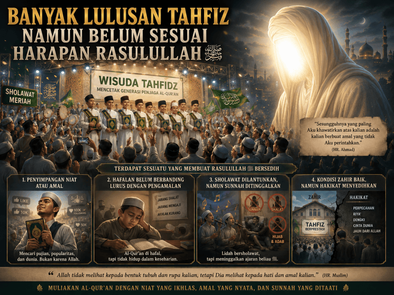 Banyak Lulusan Tahfiz namun Belum Sesuai Harapan Rasulullah ﷺ