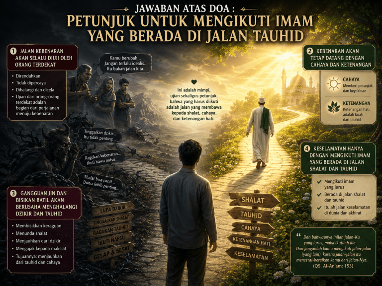 Jawaban atas Doa: Petunjuk untuk Mengikuti Imam yang Berada Dijalan Tauhid