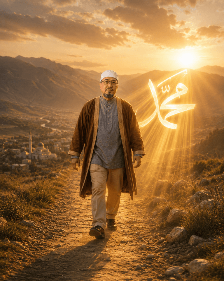 Kang Diki Candra Membimbing Tangan Rasulullah ﷺ