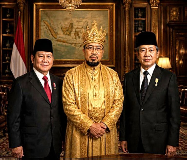 Presiden Prabowo, kang Diki & Suharto