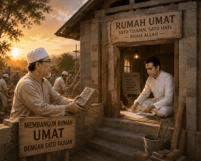 Memperbaiki Rumah Umat Bersama-sama : Muhammad Qasim di Dalam, Majelis Gaza Bekerja di Luar Demi Satu Tujuan